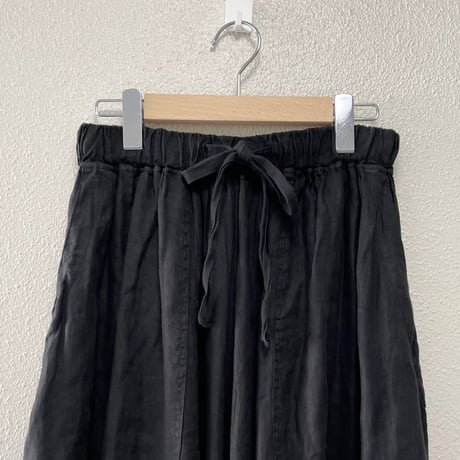 定番品 / ARTE POVERA  リネン染めロングギャザリングパンツ