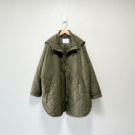 2024AW / SLOBE IENA 撥水パッディドフーディーポンチョ