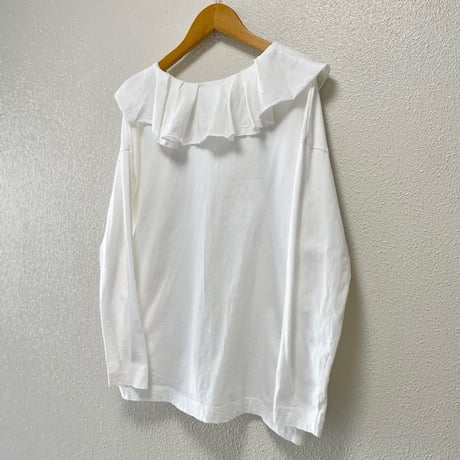 mao made 度詰めオーガニックコットンピエロカラーTee