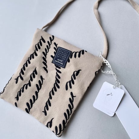 2024-2025AW / 人気完売品 / mina perhonen ribbon stick pocket bag