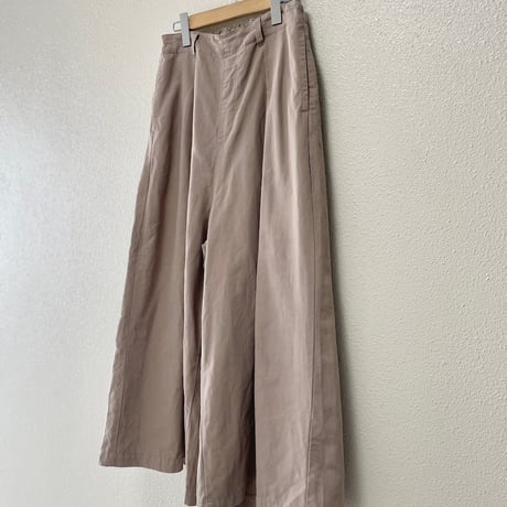 nest Robe コットンリネンタックワイドパンツ