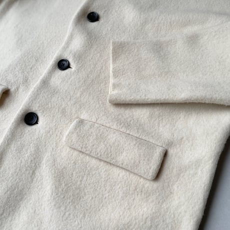 R&D.M.Co- / OLDMAN’S TAILOR  ウールフェルトニットハーフコート