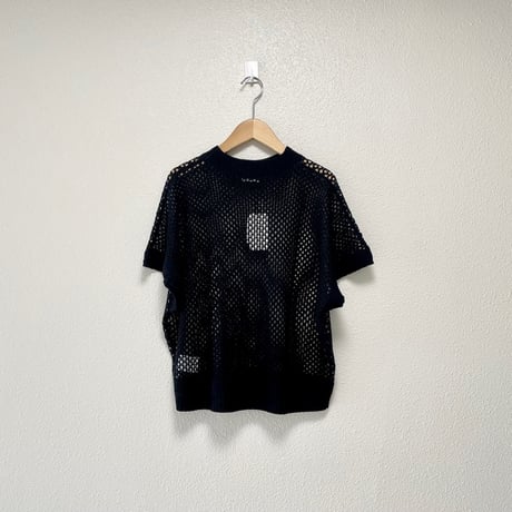 le vent souffle ハニカムメッシュニット ボトルネックプルオーバー