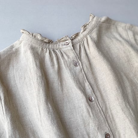 nest Robe リネンスタンドフリルブラウス