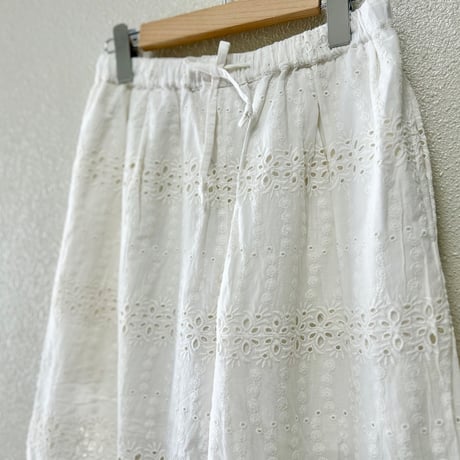 FREAK'S STORE パンチング刺繍レースパンツ