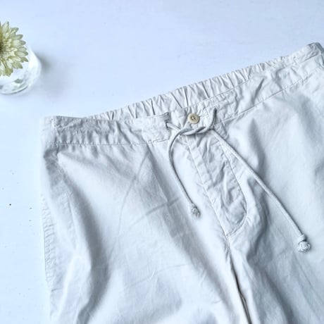 MHL. コットンストレートパンツ