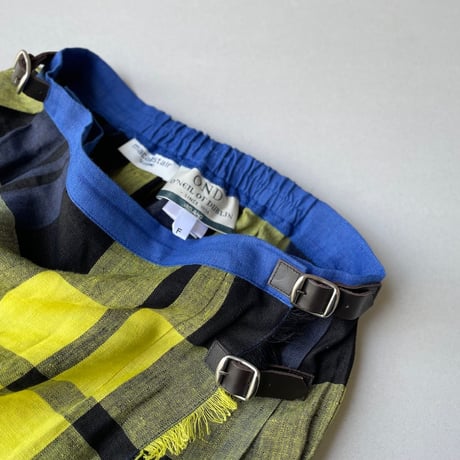 macalastair × O’NEIL of DUBLIN ロングキルトスカート 2023