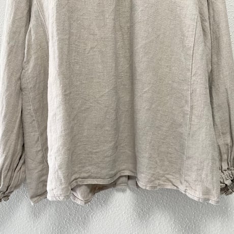 nest Robe リネンスタンドフリルブラウス