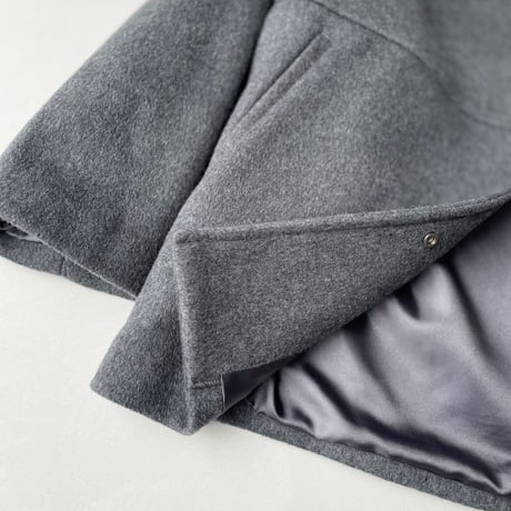 2024AW / JOURNAL STANDARD スーパー140ビーバー ノーカラーショートコート