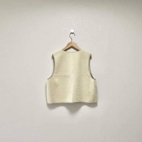 2024AW / 未使用品 / タグ付き Veritecoeur シープボア ボンディング ベスト