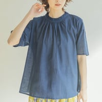【5色展開】select フリルネックブラウス