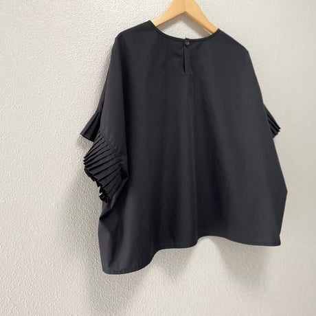mizuiro ind pleats slv P/O プリーツスリーブプルオーバー