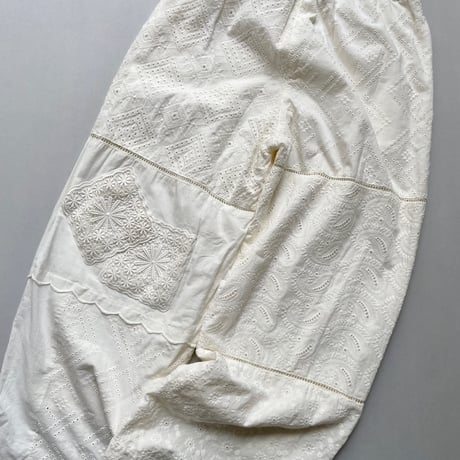 2026SS / 人気完売品 niko and ... リメイク風レースパンツ
