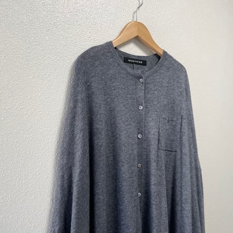 2024AW / mizuiro ind ハイゲージスタンドカラーワンピース