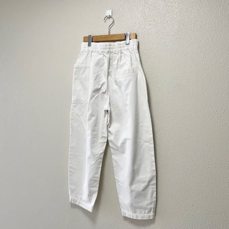 atelier naruse  コットンデニムWゴムバルーンパンツ