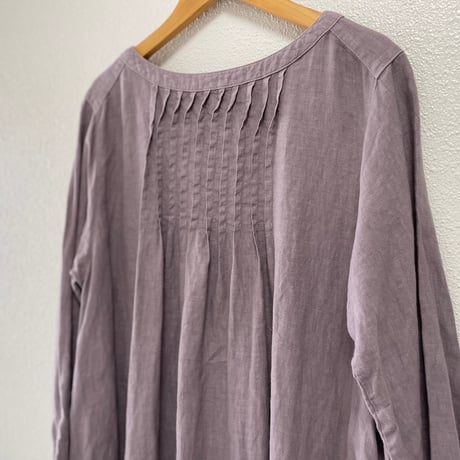 nest Robe  リネンピンタックAラインワンピース