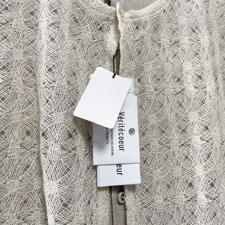 人気完売品 /未使用品 / タグ付き Veritecoeur ベスト付きワンピース