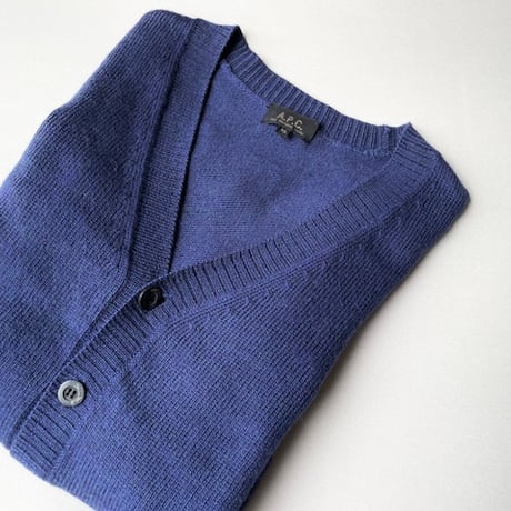 A.P.C  Vネックハイゲージニット