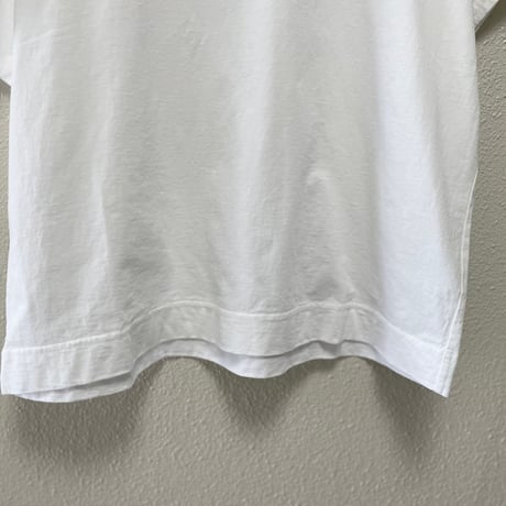 2025SS / grin オーガニックエーゲ海天竺 コーヒー刺繍ドルマンTシャツ（ホワイト）