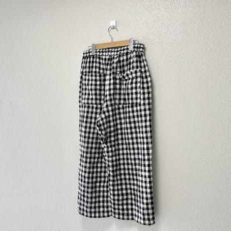 2023AW / nest Robe ウールコットンリネンギンガムパンツ