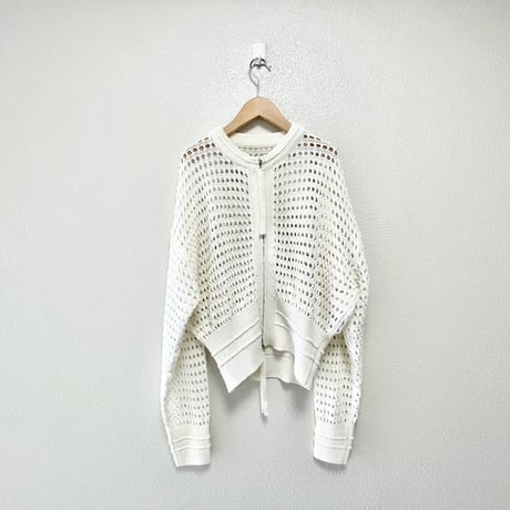 ADAM ET ROPÉ FEMME  WEB限定 メッシュニットブルゾン