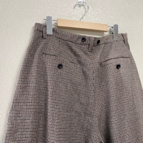 nest Robe ウールコットンガンクラブチェックパンツ