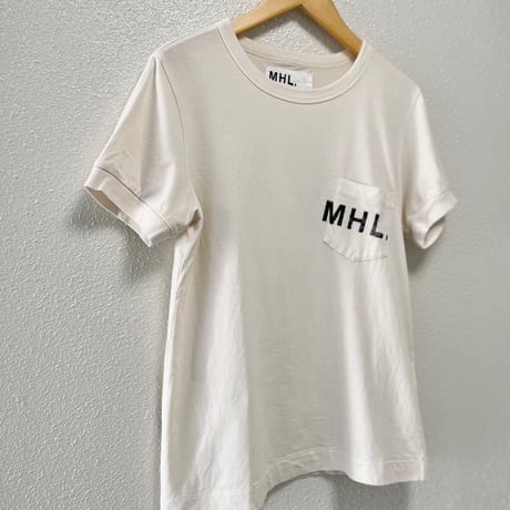 MHL. PRINTED COTTON JERSEY LOGO T-SHIRT