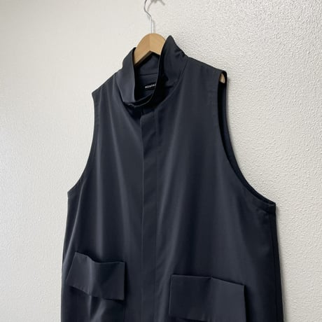2024AW / mizuiro ind ポケット付きスタンドカラーワンピース