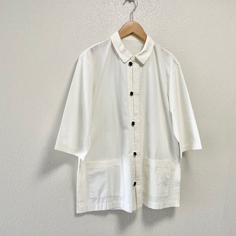 THE HINOKI コットンブロード オープンカラーシャツ