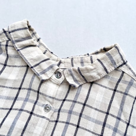 nest Robe リネンチェック2wayワンピース タータンチェック