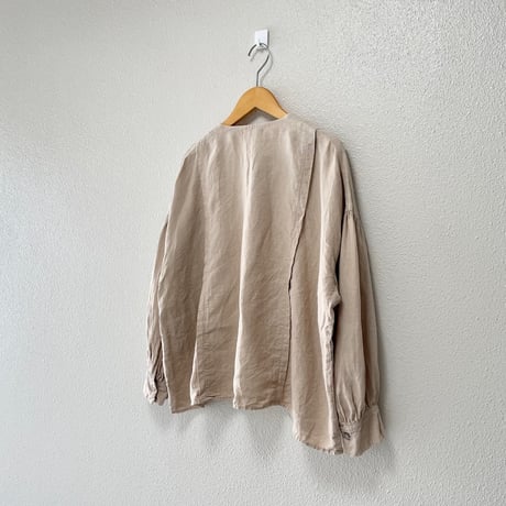 nest Robe リネンベルテッドブラウス