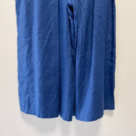 2024SS / grin  40リネン ラップキュロットパンツ