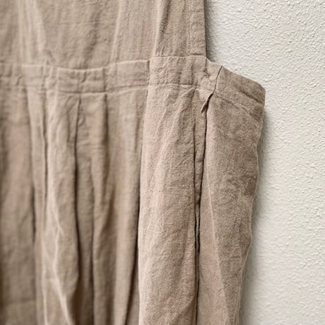 nest Robe ラミーリネン2wayエプロンワンピース