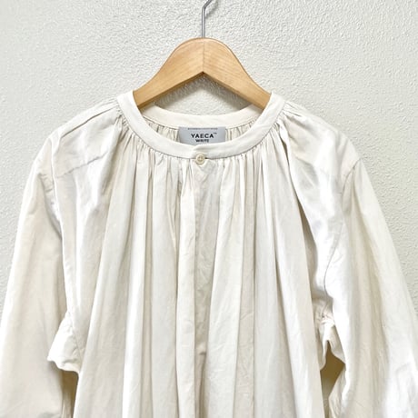 YAECA GATHER SMOCK ONE PIECE ギャザースモックワンピース