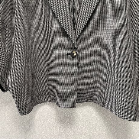 2025SS / 販売継続品 / BEARDSLEY ハーフスリーブツイードジャケット