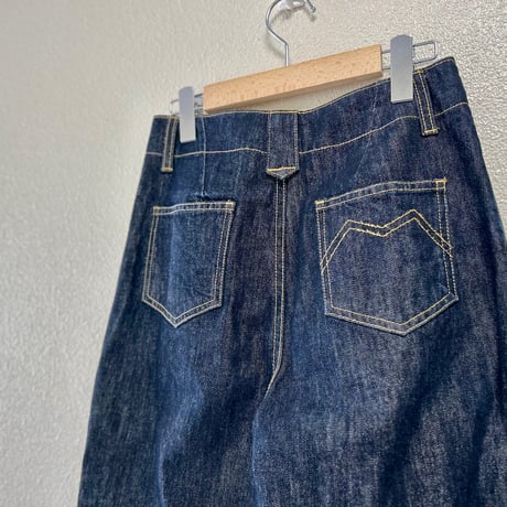 My Fav. CHILD WOMAN 12.5ozデニムハイウエストパンツ