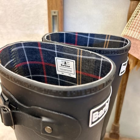 Barbour サイドストラップ レインブーツ