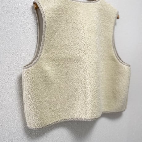 2024AW / 未使用品 / タグ付き Veritecoeur シープボア ボンディング ベスト