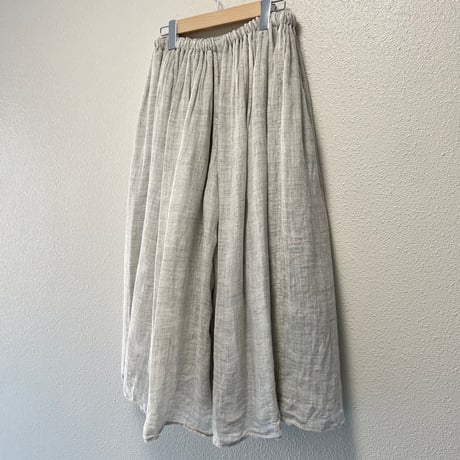2024SS / 人気定番品 中川政七商店 麻のかや織りキュロット