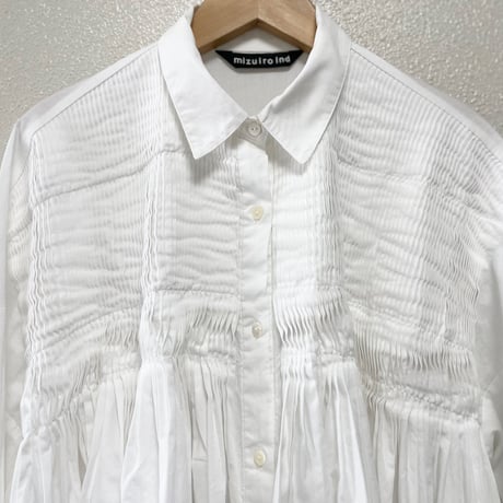 mizuiro ind  ピンタックシャツチュニック