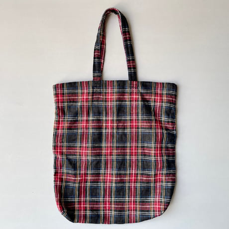 R&D.M.Co- オールドマンズテーラー リネンタータンチェックバッグ  “TOTE BAG”