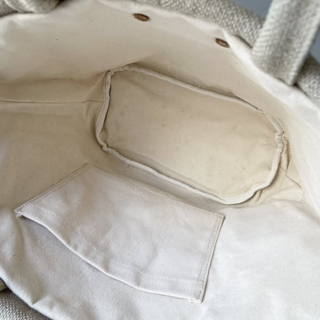 定番販売品 / R&D.M.Co- アールアンドディーエムコー LINEN MARCHE BAG(S)
