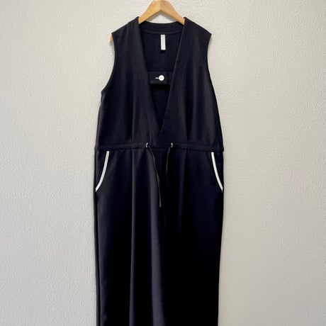 2024AW / sirone フラップネックスリーブレスコンビネゾン