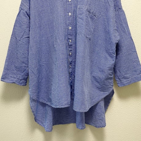nest Robe ハードマンコットンリネンカシュクールシャツ