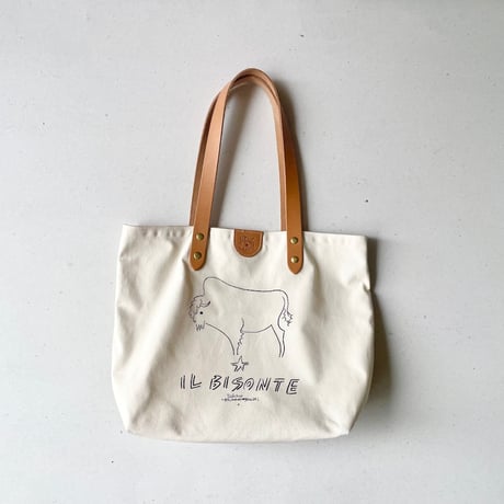 IL BISONTE × 山口一郎 キャンバストートバッグ