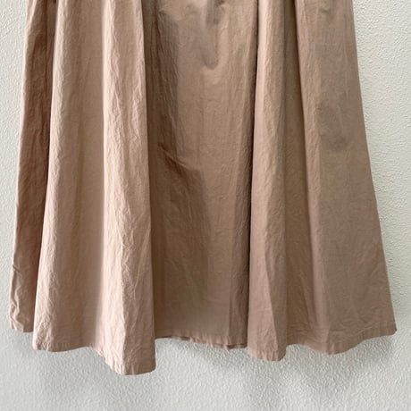 nest Robe コットンラミーギャザーフレアマキシスカート