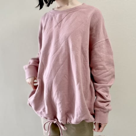 nest Robe × UpcycleLino 裏毛ガゼットプルオーバー