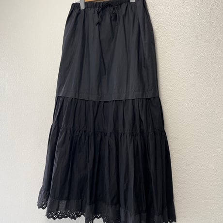MidiUmi レースギャザースカート