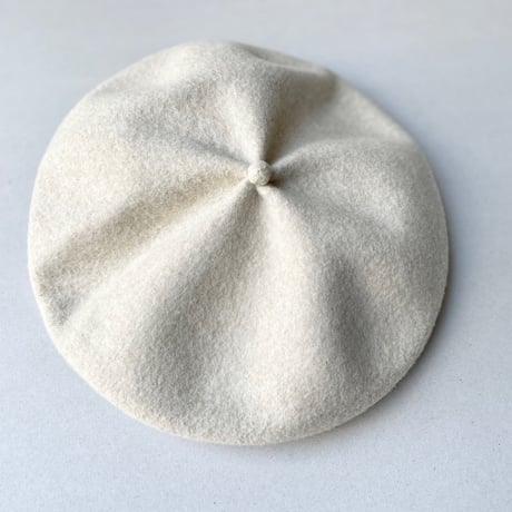 販売継続品 / mature ha. トップギャザービッグウールベレー