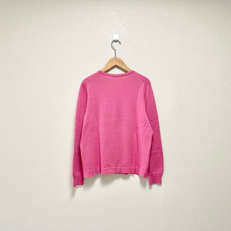 BASIC AND ACCENT クルーネックカーディガン